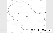 Blank Simple Map of Daga, cropped outside