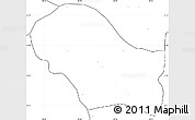 Blank Simple Map of Daga, no labels
