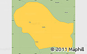 Savanna Style Simple Map of Daga