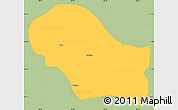 Savanna Style Simple Map of Daga, single color outside