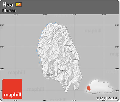 Gray Map of Haa, single color outside