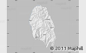 Gray Map of Haa, single color outside