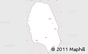 Classic Style Simple Map of Haa, cropped outside