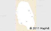 Classic Style Simple Map of Haa, single color outside
