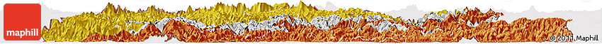 Flag Horizon Map of Bhutan, flag rotated