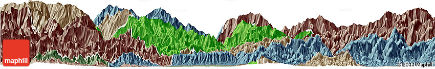 Political Horizon Map of Mongar, semi-desaturated Political Horizon Map of Mongar, semi-desaturated