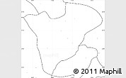 Blank Simple Map of Mongar, no labels