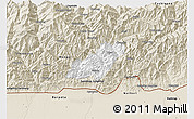 Classic Style 3D Map of Pema Gatshel