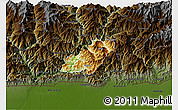 Physical 3D Map of Pema Gatshel, darken