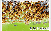 Physical 3D Map of Pema Gatshel