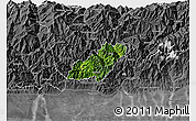 Satellite 3D Map of Pema Gatshel, desaturated