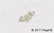 Shaded Relief 3D Map of Pema Gatshel, cropped outside