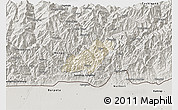 Shaded Relief 3D Map of Pema Gatshel, semi-desaturated