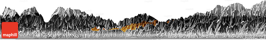 Physical Horizon Map of Pema Gatshel, desaturated