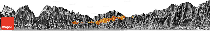 Political Horizon Map of Pema Gatshel, desaturated