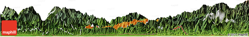Political Horizon Map of Pema Gatshel, satellite outside