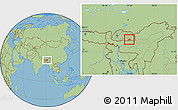 Savanna Style Location Map of Pema Gatshel