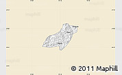 Classic Style Map of Pema Gatshel, single color outside