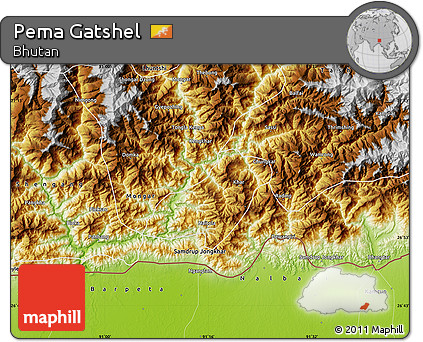 Physical Map of Pema Gatshel