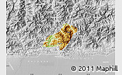 Physical Map of Pema Gatshel, lighten, desaturated