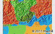 Satellite Map of Pema Gatshel, political outside