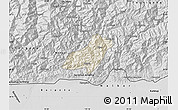 Shaded Relief Map of Pema Gatshel, desaturated
