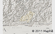 Shaded Relief Map of Pema Gatshel, semi-desaturated