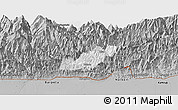 Gray Panoramic Map of Pema Gatshel