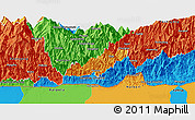 Political Panoramic Map of Pema Gatshel