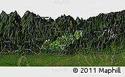 Satellite Panoramic Map of Pema Gatshel, darken