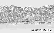 Silver Style Panoramic Map of Pema Gatshel