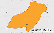 Political Simple Map of Pema Gatshel, cropped outside