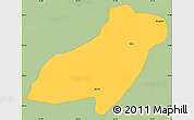 Savanna Style Simple Map of Pema Gatshel, single color outside