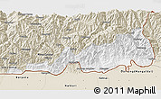 Classic Style 3D Map of Samdrup Jongkhar