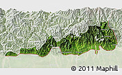 Satellite 3D Map of Samdrup Jongkhar, lighten