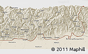 Shaded Relief 3D Map of Samdrup Jongkhar