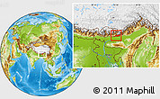 Physical Location Map of Samdrup Jongkhar