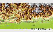Physical Map of Samdrup Jongkhar