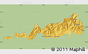 Savanna Style Map of Samdrup Jongkhar, single color outside