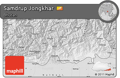 Silver Style Map of Samdrup Jongkhar