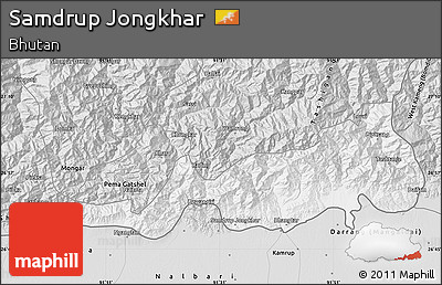 Silver Style Map of Samdrup Jongkhar