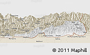 Classic Style Panoramic Map of Samdrup Jongkhar