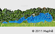 Political Panoramic Map of Samdrup Jongkhar, satellite outside