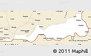 Classic Style Simple Map of Samdrup Jongkhar