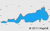 Political Simple Map of Samdrup Jongkhar, cropped outside