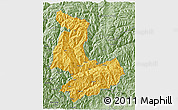 Savanna Style 3D Map of Tashigang