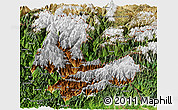Physical Panoramic Map of Tashigang, satellite outside
