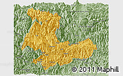Savanna Style Panoramic Map of Tashigang