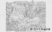 Silver Style Panoramic Map of Tashigang