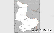 Gray Simple Map of Tashigang